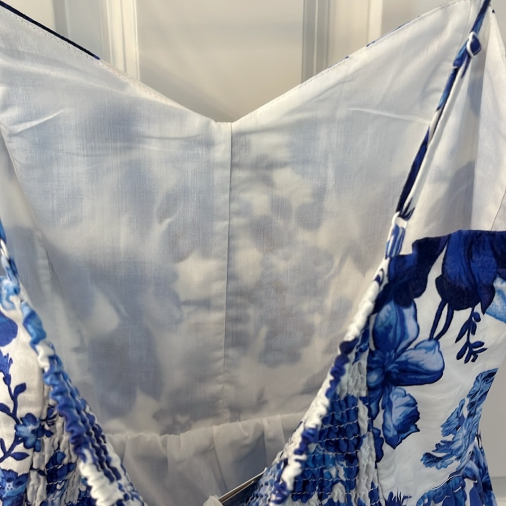 H&M Blue Floral Midi Sundress - Picture 7 of 9
